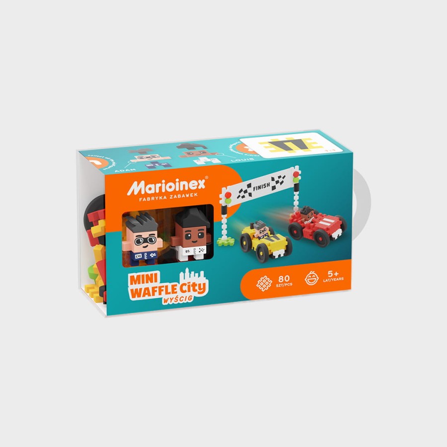 Klocki Mini Waffle City Wyścig 80el. / Marioinex