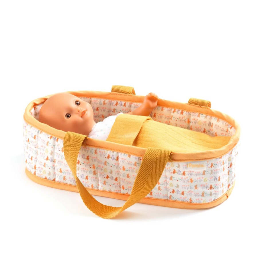 Lalka MINI SASHA w materiałowym koszu / Djeco