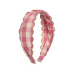 Opaska do włosów Scalloped Gingham / Rockahula Kids