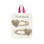 Spinki do włosów Petal Glitter Heart / Rockahula Kids