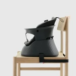 Przenośne krzesełko do karmienia - Charcoal Black / Hannie 