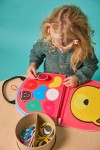 Montessori miękka książka aktywizująca - kształty i kolory / OMY