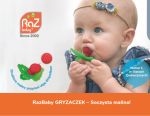 Gryzaczek soczysta malina różowy / RazBaby