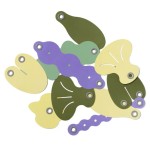 Zestaw kreatywnych kształtów Makedo Deco-Props - Blobbies 25 el. / Makedo
