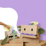 Zestaw kreatywnych kształtów Makedo Deco-Props - Blobbies 25 el. / Makedo