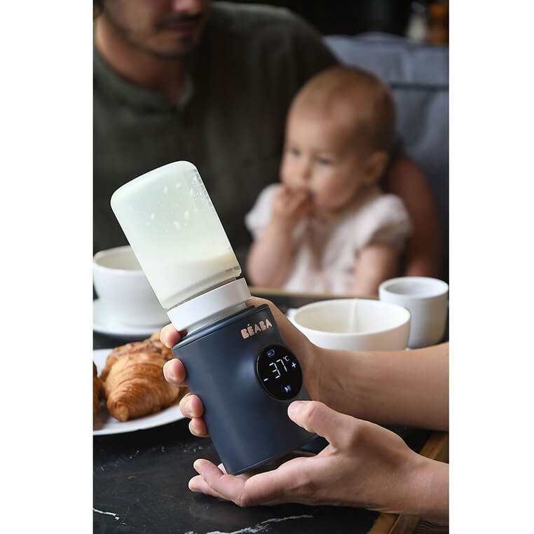 Przenośny podgrzewacz do butelek z funkcją mieszania 2w1 Milk Nomad Night Blue / Beaba