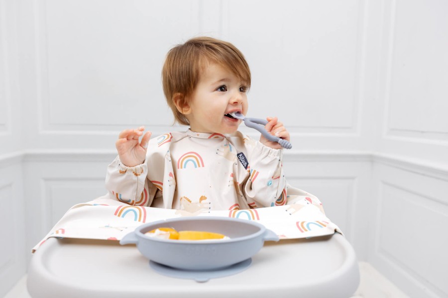 Wodoodporny śliniak z długim rękawem BLW Fairytale Foodies / BIBaDO