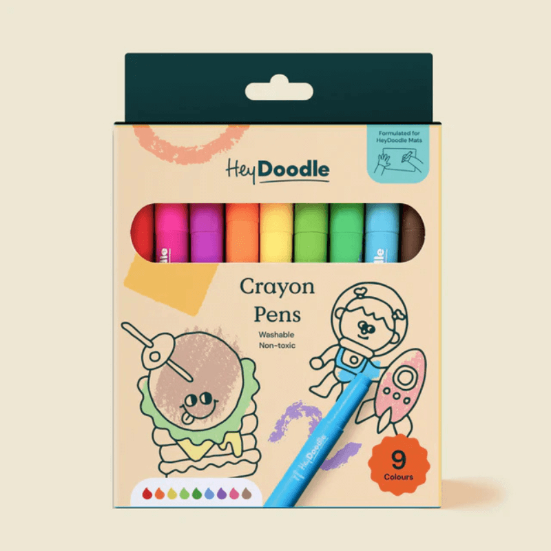 Kredki do Silikonowej Maty HeyDoodle / HeyDoodle