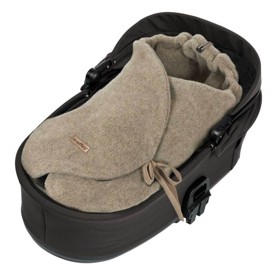 Otulacz wełniany Sierra 0-12m - brown / Zaffiro