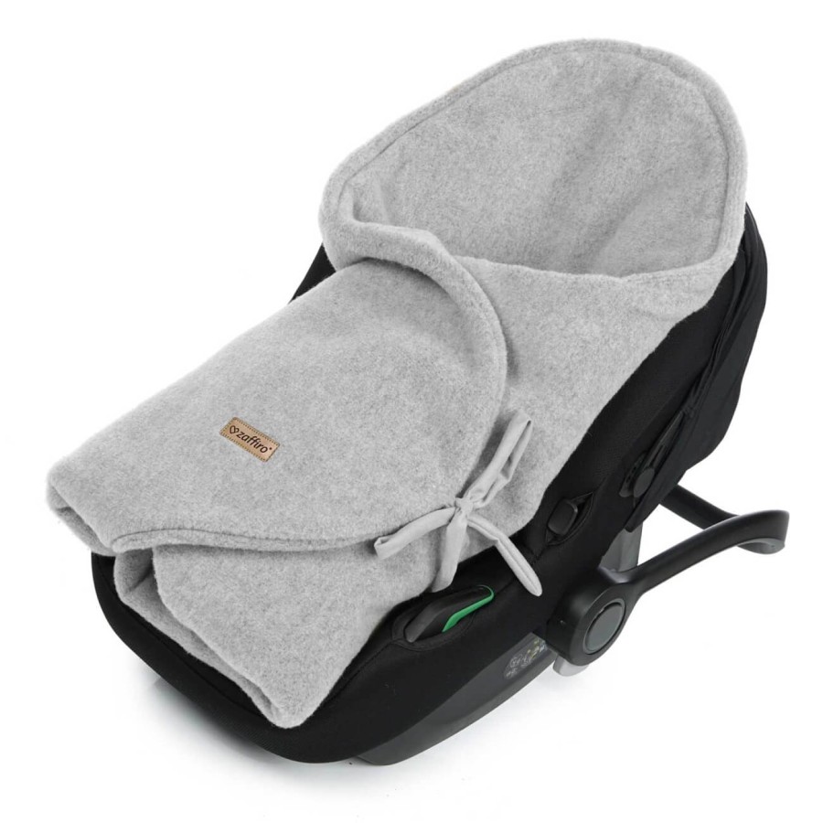 Otulacz wełniany Sierra 0-12m - grey / Zaffiro