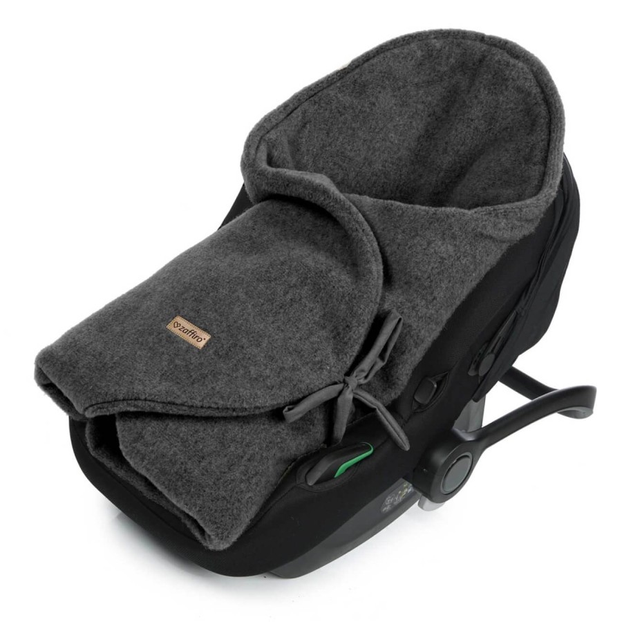 Otulacz wełniany Sierra 0-12m - anthracite / Zaffiro
