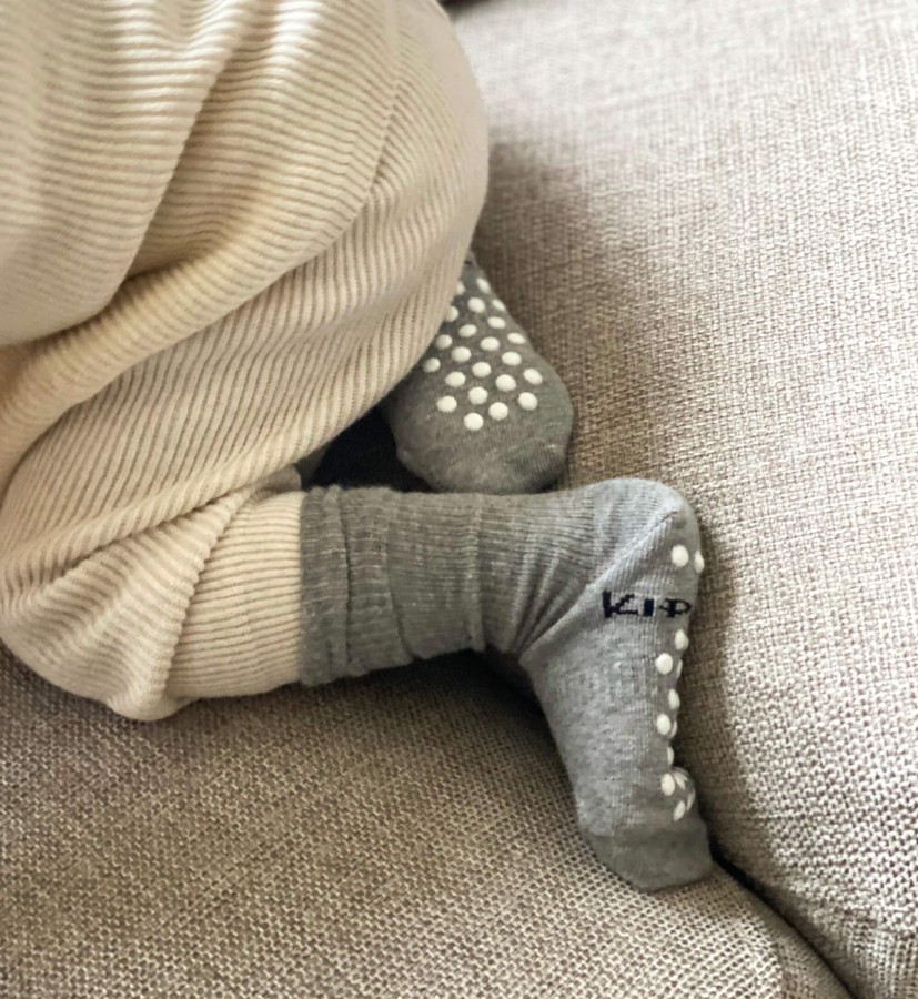 Skarpetki z antypoślizgiem Stay-on-Socks Antislip, Grey / KipKep