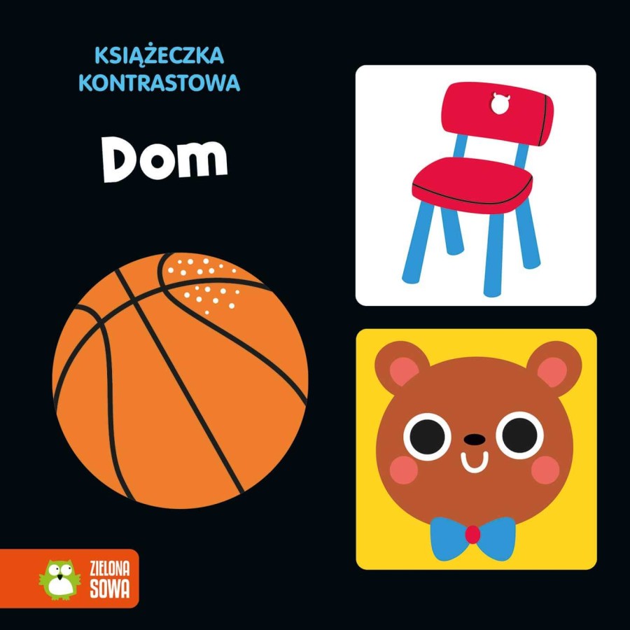Książeczka kontrastowa. Dom / Zielona Sowa