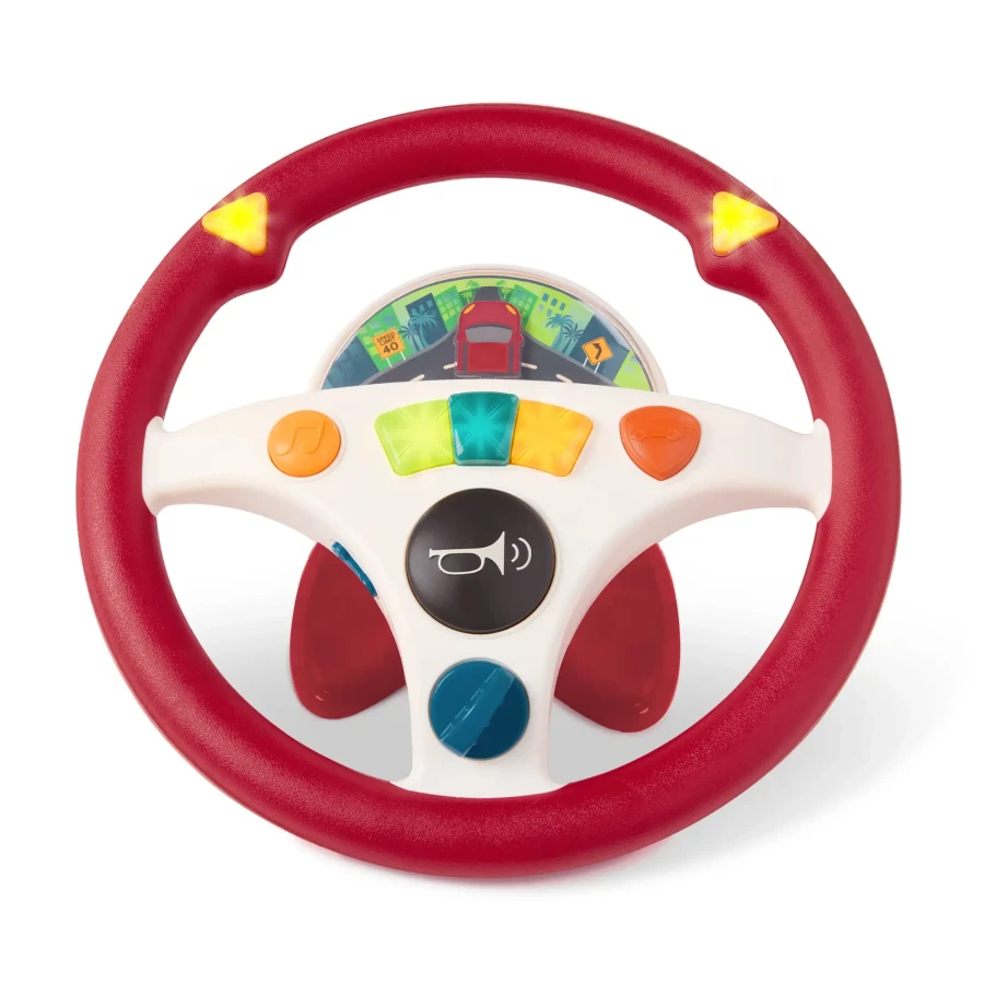 Interaktywna KIEROWNICA muzyczna - czerowna / B.Toys