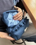 Kosmetyczka falbana - denim / Piapimo