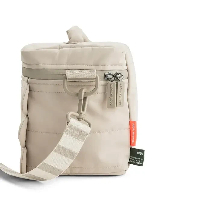 Torba termiczna na lunch Pikowana Croco Sand / Little Dutch
