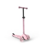 Highwaykick 3S Hulajnoga z systemem sterowania 2w1 i kółkami LED składana 3+ Rose / Scootandride