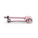 Highwaykick 3S Hulajnoga z systemem sterowania 2w1 i kółkami LED składana 3+ Rose / Scootandride