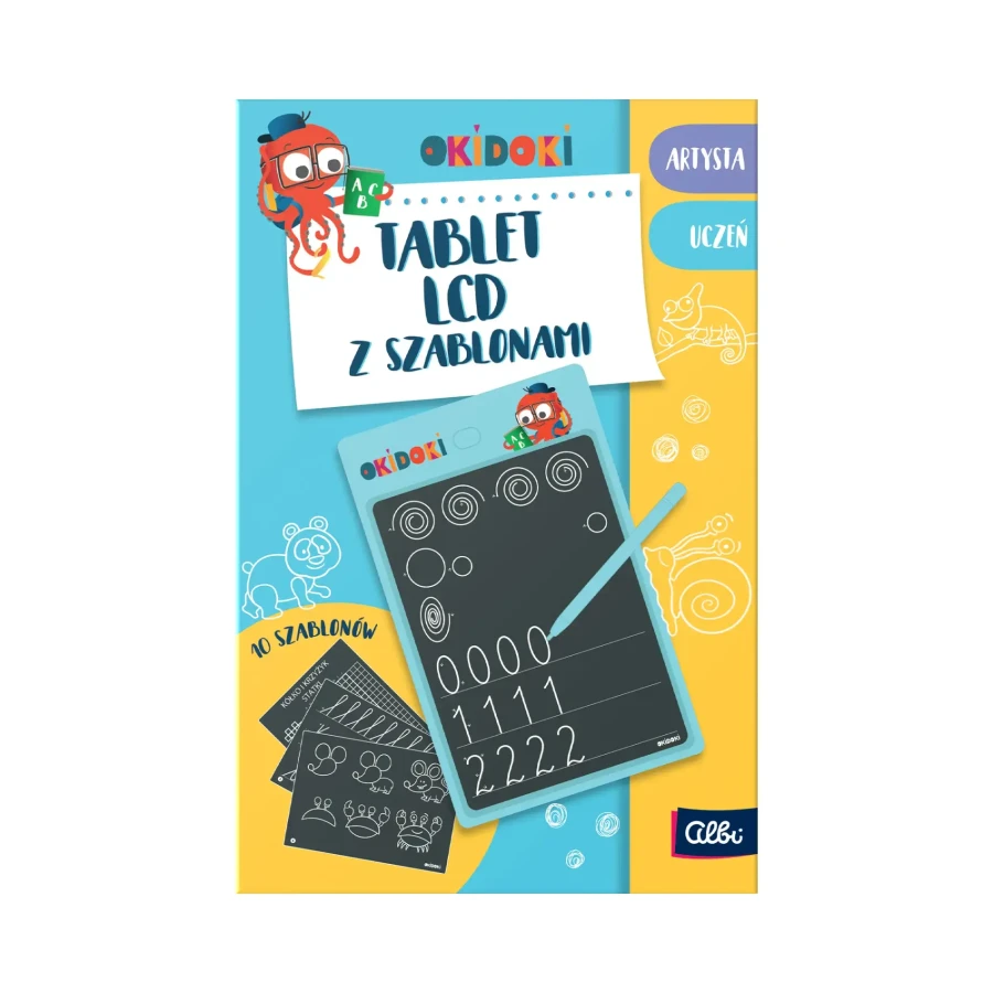 Tablet LCD z szablonami - OKIDOKI / Albi