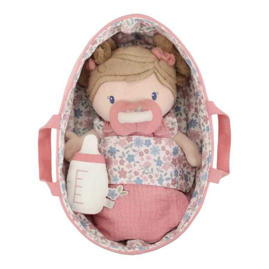 Laleczka w koszyczku Baby Rosa / Little Dutch