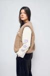 Kamizelka merino dla dorosłych - hazelnut / Happymess