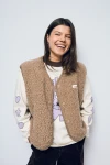 Kamizelka merino dla dorosłych - hazelnut / Happymess