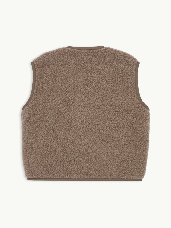 Kamizelka merino dla dorosłych - hazelnut / Happymess
