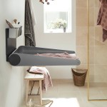 Przewijak montowany na ścianie WALLY™, Dusty Grey / LEANDER
