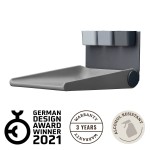 Przewijak montowany na ścianie WALLY™, Dusty Grey / LEANDER