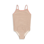 Jednoczęściowy strój kąpielowy Bowwow - blush stripe / Konges slojd
