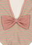 Jednoczęściowy strój kąpielowy Bowwow - blush stripe / Konges slojd