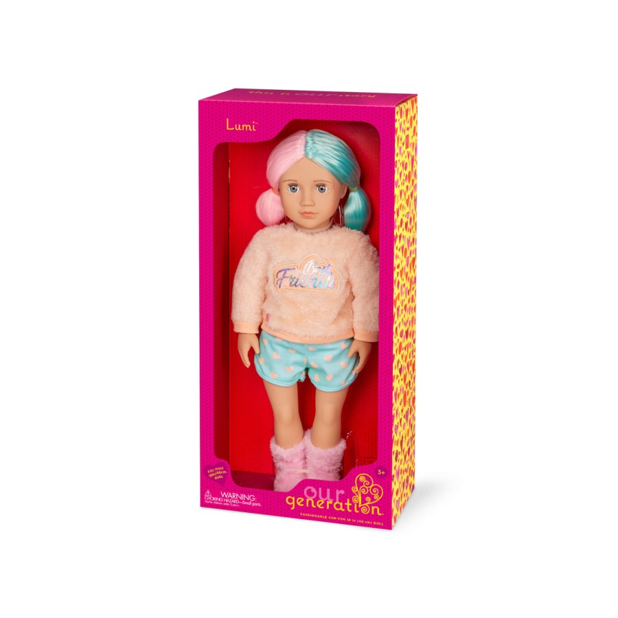 Lalka LUMI 46cm - Dwukolorowe proste włosy / OurGeneration