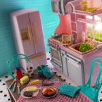 Kuchnia z wyposażeniem dla lalek - Gourmet Kitchen Set / OurGeneration