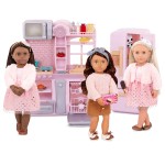 Kuchnia z wyposażeniem dla lalek - Gourmet Kitchen Set / OurGeneration