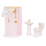Zestaw mebli dla lalki - Łazienka z wyposażeniem - Sweet Bathroom Set / OurGeneration