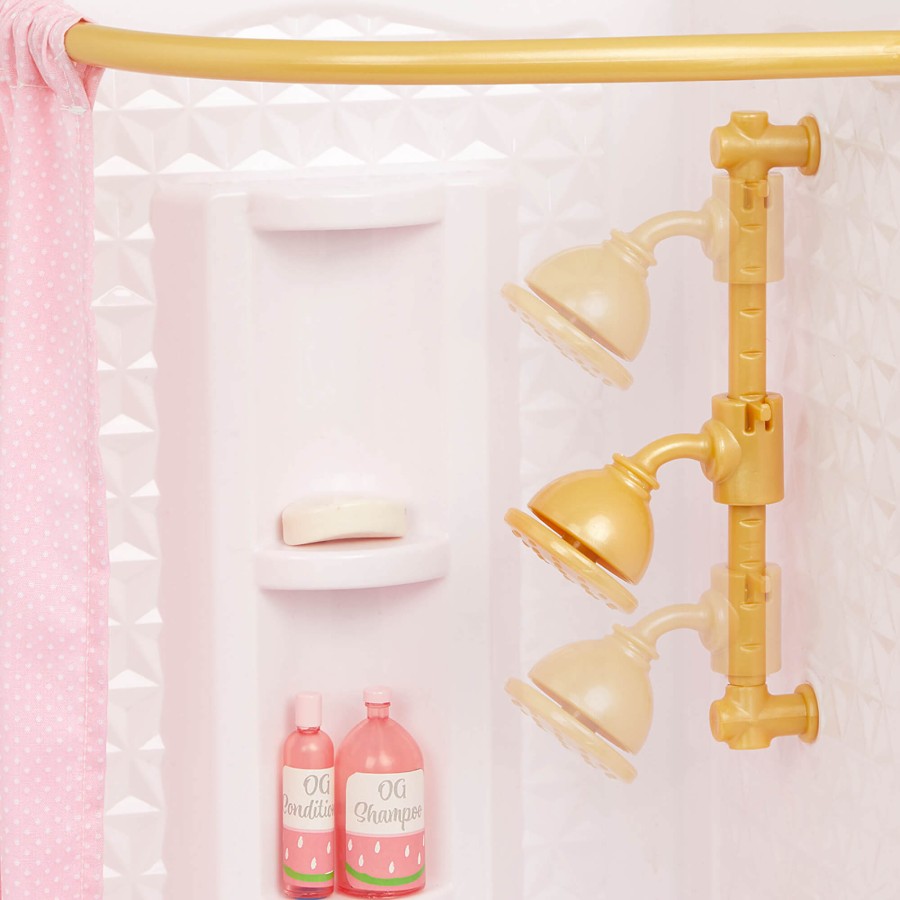 Zestaw mebli dla lalki - Łazienka z wyposażeniem - Sweet Bathroom Set / OurGeneration