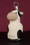 Butelka termiczna ze słomką Mini Bestie, 200 ml - Krowa / Asobu