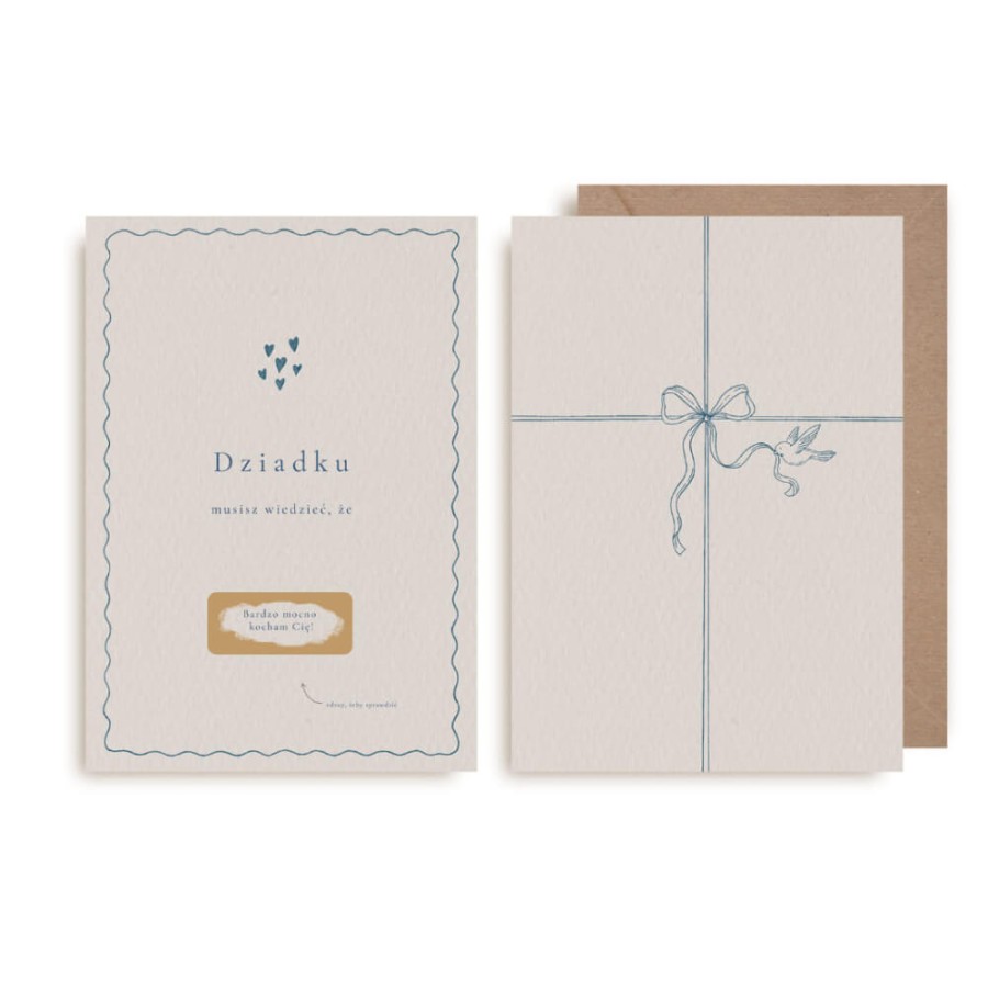 Kartka zdrapka – Dziadku, kocham Cię / Mommy Planner