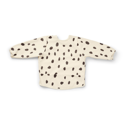 Śliniak z długim rękawem - dalmatian dots grande / Elodie Details