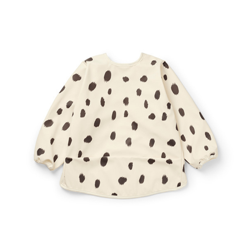 Śliniak z długim rękawem - dalmatian dots grande / Elodie Details