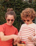 Okulary Oval Fig Pink Polarized 3-5 / Olivio & Co