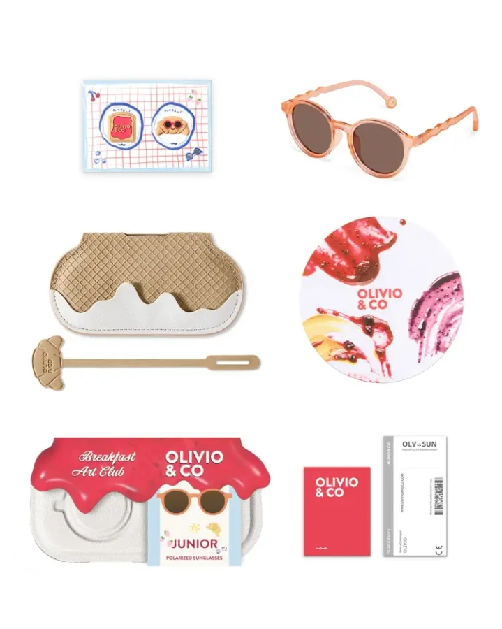 Okulary Oval Fig Pink Polarized 5-10 / Olivio & Co