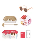 Okulary Oval Fig Pink Polarized 10+ / Olivio & Co