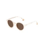 Okulary Oval Vanilla Brownie Polarized 10+ / Olivio & Co