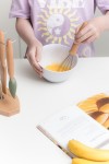 Zestaw kuchenny dla dzieci 4 el. łopatka, trzepaczka, szpatułka, tłuczek / KiddiKutter