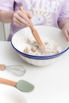 Zestaw kuchenny dla dzieci 4 el. łopatka, trzepaczka, szpatułka, tłuczek / KiddiKutter