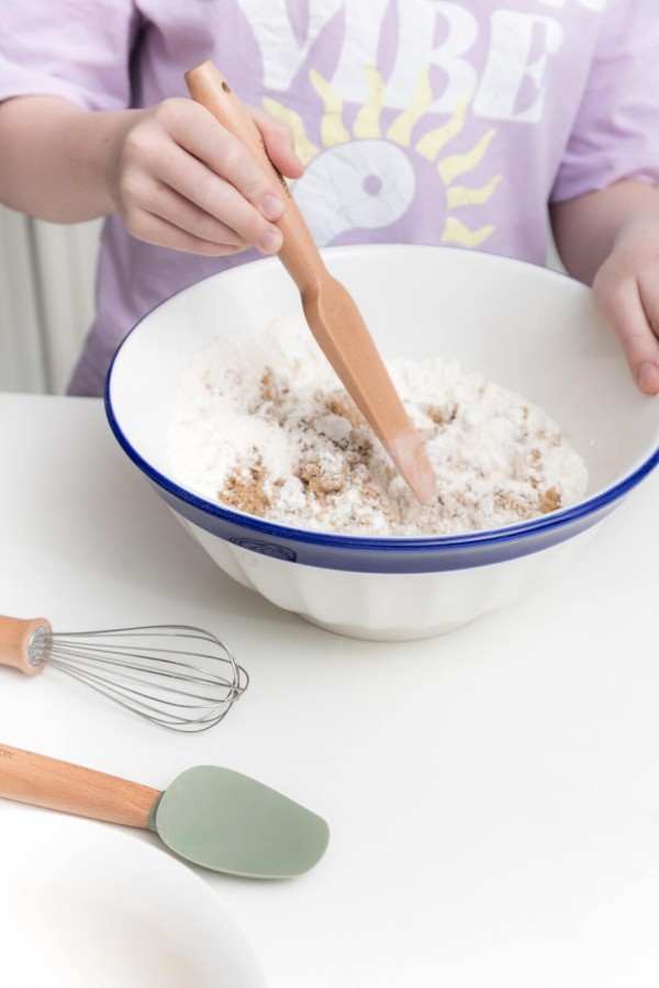 Zestaw kuchenny dla dzieci 4 el. łopatka, trzepaczka, szpatułka, tłuczek / KiddiKutter