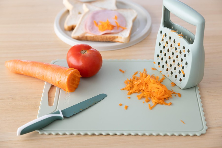 Tarka dla dzieci bez ostrych krawędzi z rękawicą ochronną / KiddiKutter