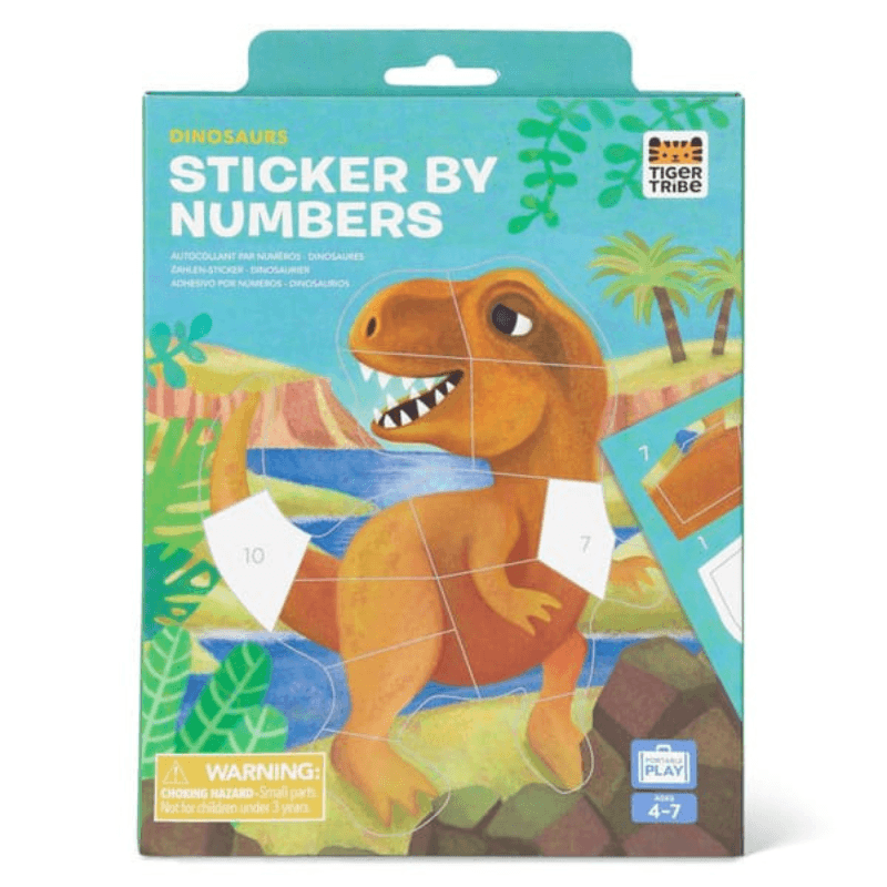 Wyklejanie po numerach - Dinozaury / Tiger Tribe