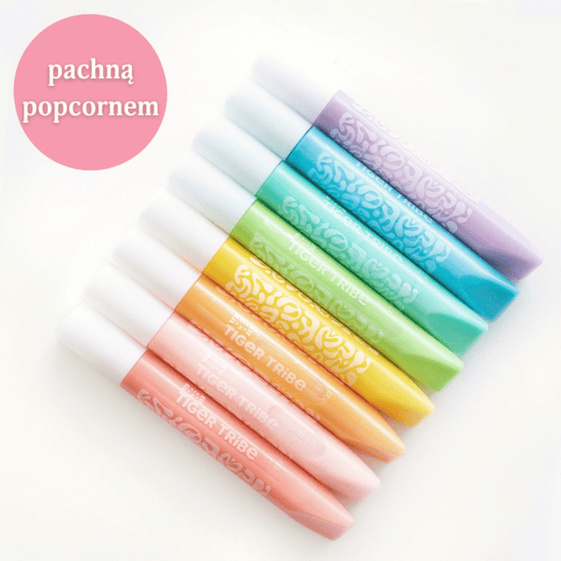Pachnące Pisaki Popcornowe 3D / Tiger Tribe